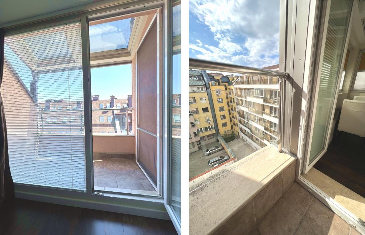 Unique Luxurious Jacuzzi Penthouse Duplex In City Center! 2 Baths! Free Parking! Sofia Exterior foto